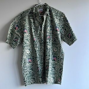 Special July 4th Reyn Spooner shirt - Hawaiian and US flag